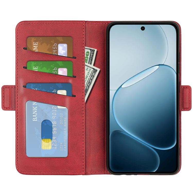 For OPPO A6x 4G / 5G Dual-side Magnetic Buckle Horizontal Flip Leather Phone Case