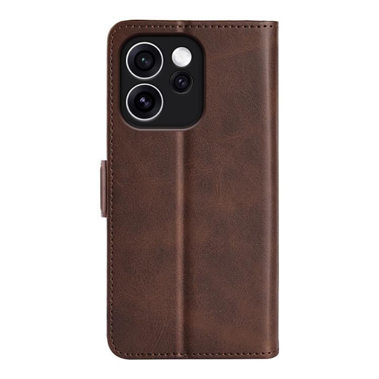 For OPPO Reno15 F 5G Dual-side Magnetic Buckle Horizontal Flip Leather Phone Case
