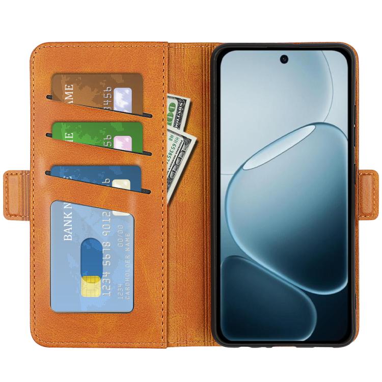 For OPPO A6 Pro 5G Global / F31 5G Dual-side Magnetic Buckle Horizontal Flip Leather Phone Case