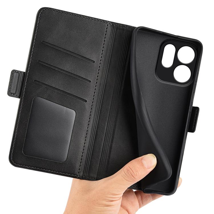 For OPPO Reno15 Pro Global Dual-side Magnetic Buckle Horizontal Flip Leather Phone Case
