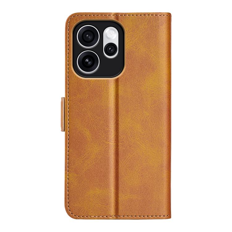 For OPPO Reno15 Pro Global Dual-side Magnetic Buckle Horizontal Flip Leather Phone Case