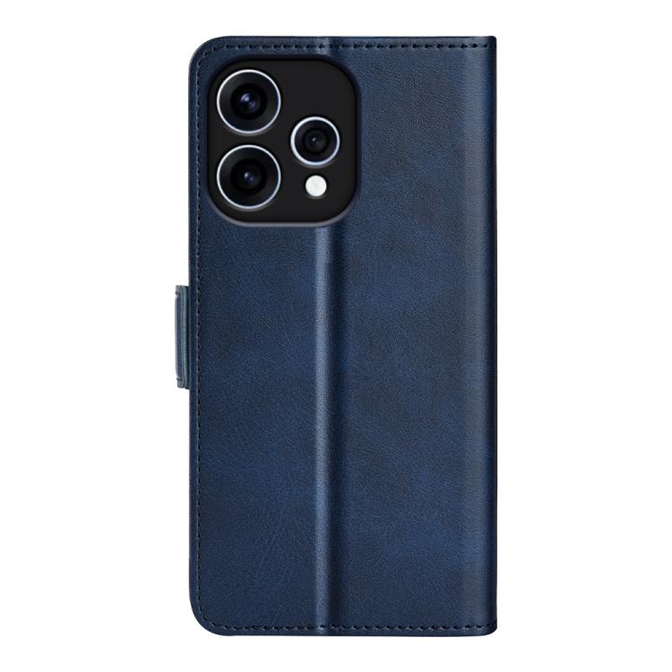 For OPPO Reno15 5G Global Dual-side Magnetic Buckle Horizontal Flip Leather Phone Case