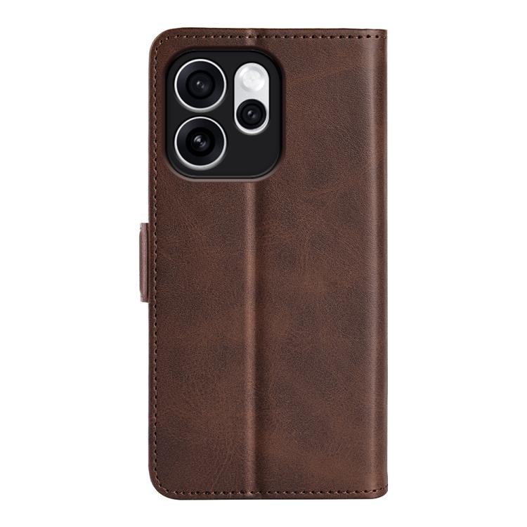 For OPPO Reno15 Pro Max Global Dual-side Magnetic Buckle Horizontal Flip Leather Phone Case
