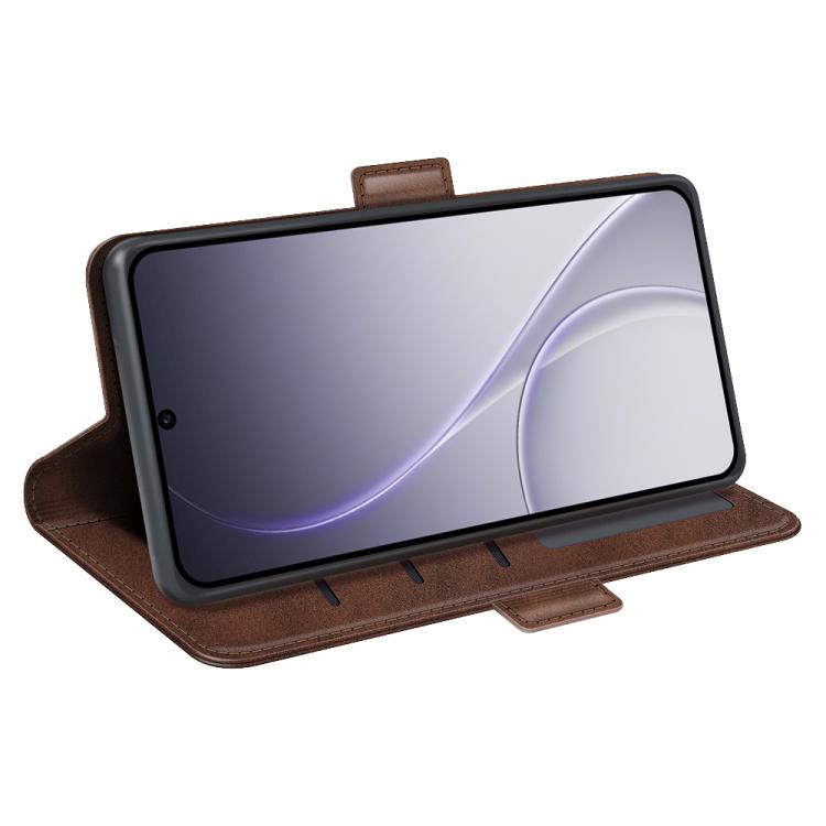 For OPPO Reno15 Pro Max Global Dual-side Magnetic Buckle Horizontal Flip Leather Phone Case