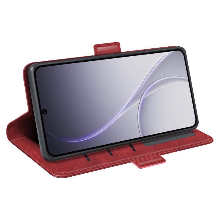 For OPPO Reno15 Pro Max Global Dual-side Magnetic Buckle Horizontal Flip Leather Phone Case
