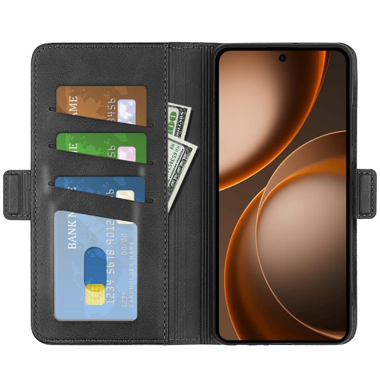 For OPPO Find X9 Ultra Dual-side Magnetic Buckle Horizontal Flip Leather Phone Case