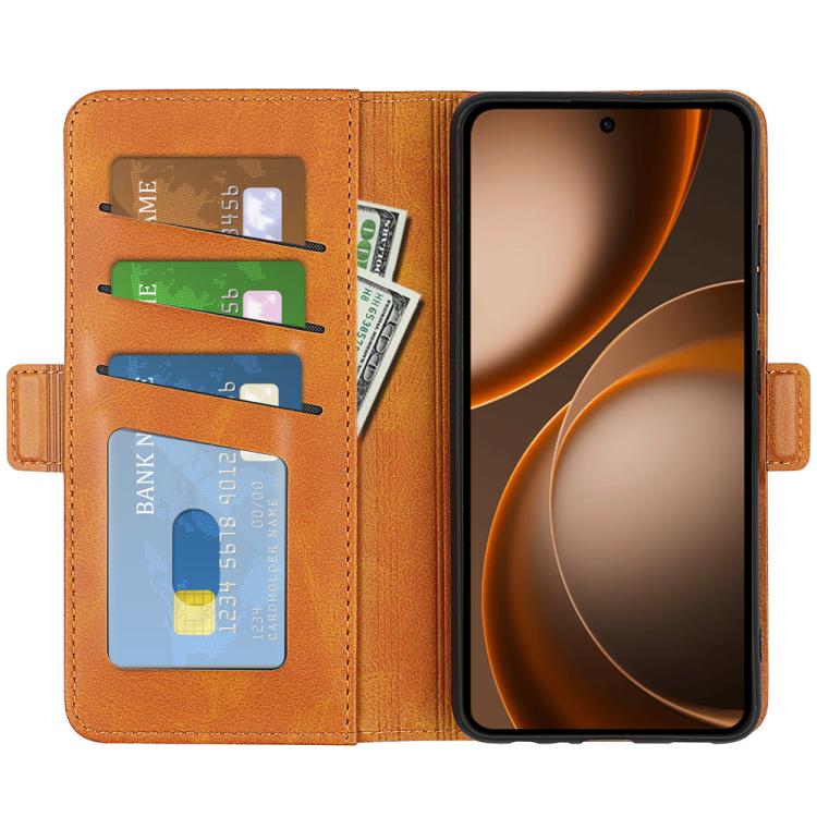 For OPPO Find X9 Ultra Dual-side Magnetic Buckle Horizontal Flip Leather Phone Case