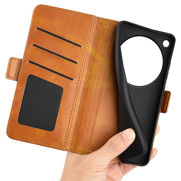 For OPPO Find X9 Ultra Dual-side Magnetic Buckle Horizontal Flip Leather Phone Case