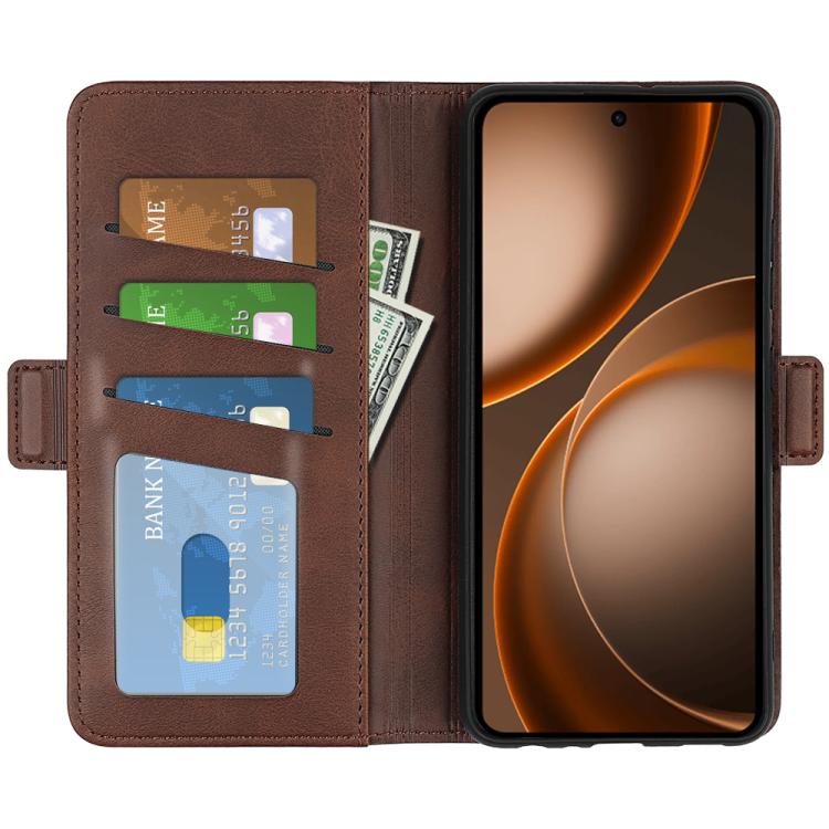 For OPPO Find X9 Ultra Dual-side Magnetic Buckle Horizontal Flip Leather Phone Case