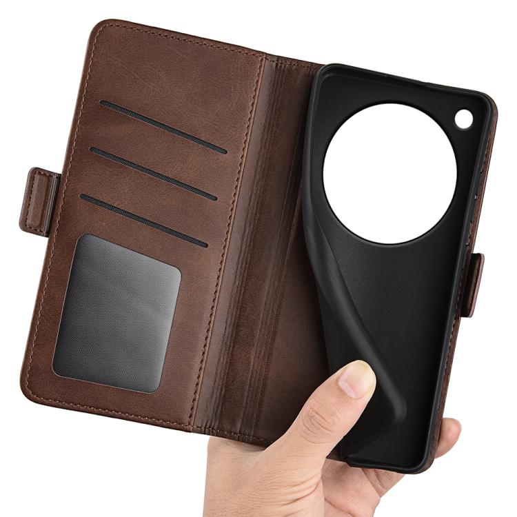 For OPPO Find X9 Ultra Dual-side Magnetic Buckle Horizontal Flip Leather Phone Case