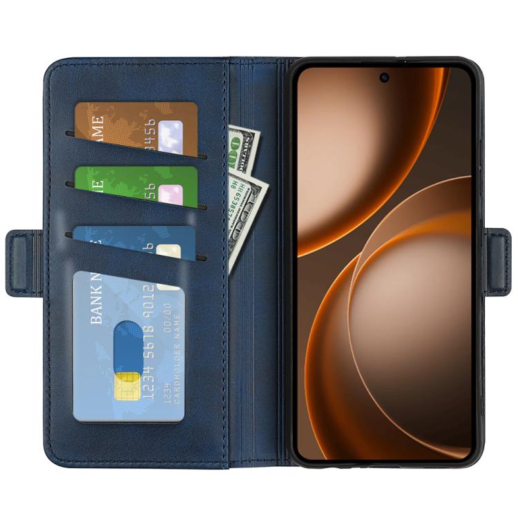 For OPPO Find X9 Ultra Dual-side Magnetic Buckle Horizontal Flip Leather Phone Case