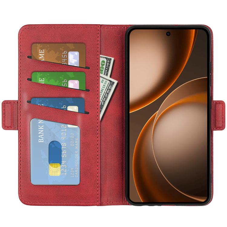 For OPPO Find X9 Ultra Dual-side Magnetic Buckle Horizontal Flip Leather Phone Case