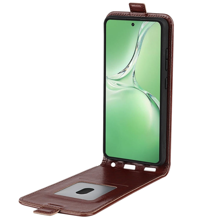 For OPPO K12 R64 Texture Single Vertical Flip Leather Phone Case