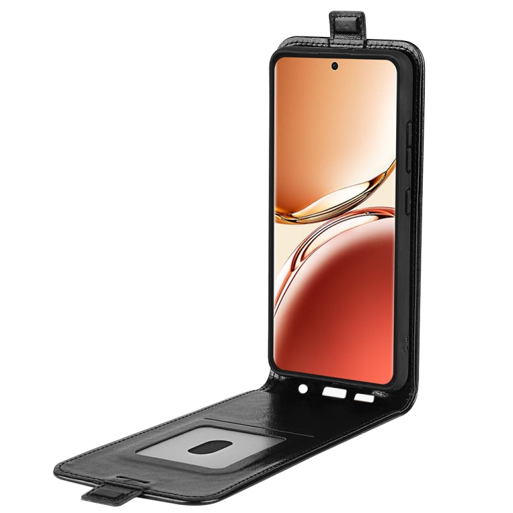 For OPPO A3 Pro 5G R64 Texture Single Vertical Flip Leather Phone Case