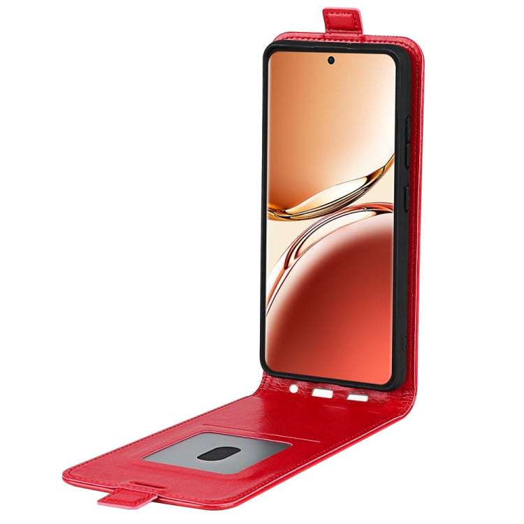 For OPPO A3 Pro 5G R64 Texture Single Vertical Flip Leather Phone Case