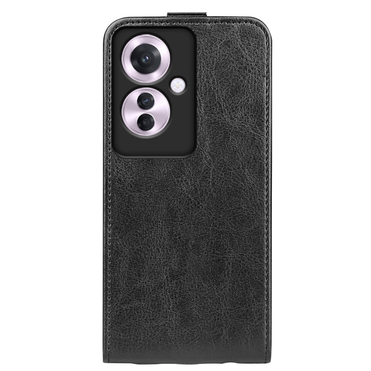 For OPPO Reno11 F 5G R64 Texture Single Vertical Flip Leather Phone Case