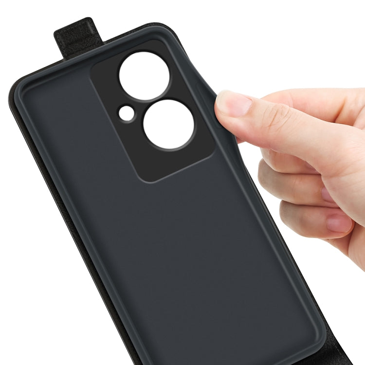 For OPPO Reno11 F 5G R64 Texture Single Vertical Flip Leather Phone Case