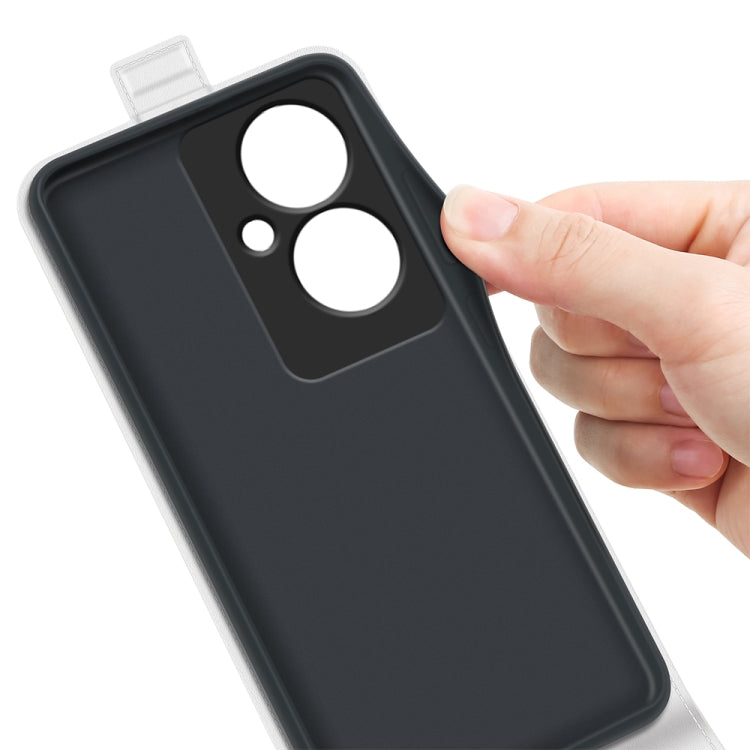 For OPPO Reno11 F 5G R64 Texture Single Vertical Flip Leather Phone Case