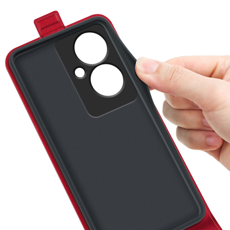 For OPPO Reno11 F 5G R64 Texture Single Vertical Flip Leather Phone Case