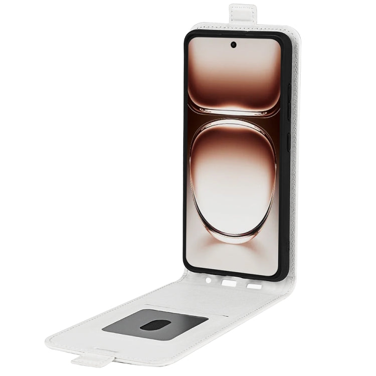 For OPPO Reno12 5G Global R64 Texture Single Vertical Flip Leather Phone Case