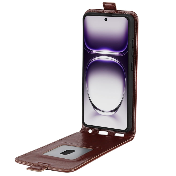 For OPPO Reno12 Pro 5G Global R64 Texture Single Vertical Flip Leather Phone Case