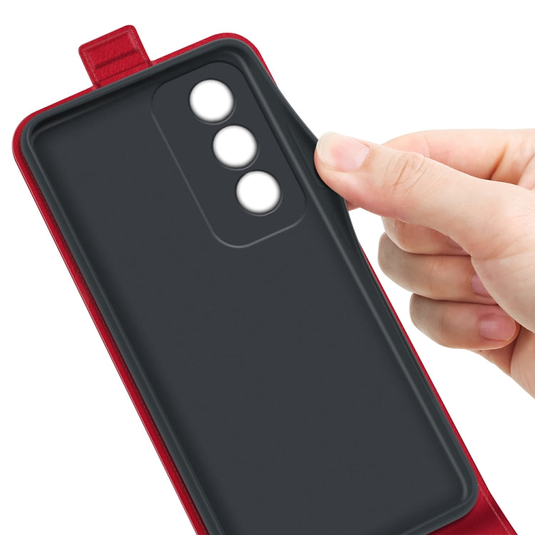 For OPPO A3 Pro Global R64 Texture Single Vertical Flip Leather Phone Case