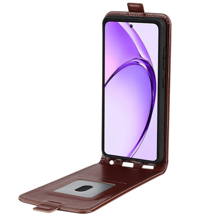 For OPPO A3 Pro Global R64 Texture Single Vertical Flip Leather Phone Case