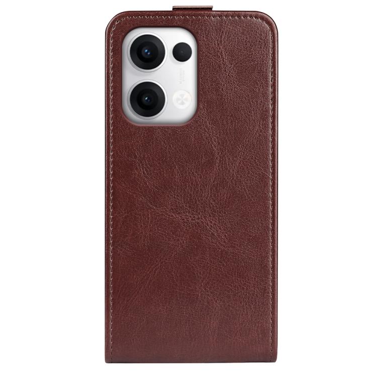 For OPPO Reno13 5G R64 Texture Single Vertical Flip Leather Phone Case