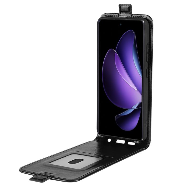 For OPPO Reno13 F R64 Texture Single Vertical Flip Leather Phone Case