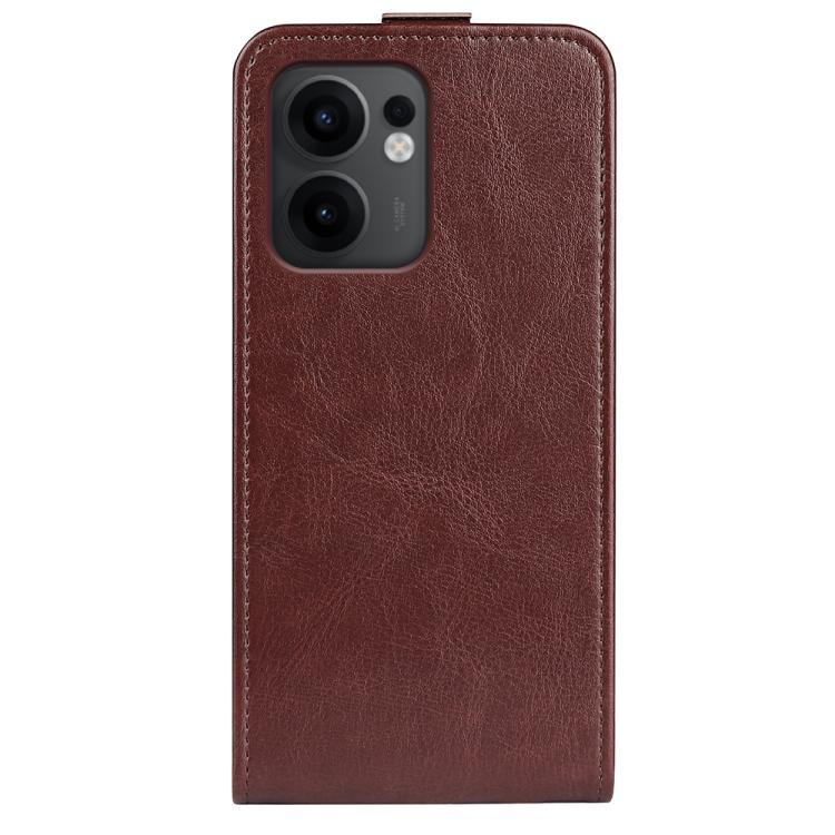 For OPPO Reno13 F R64 Texture Single Vertical Flip Leather Phone Case