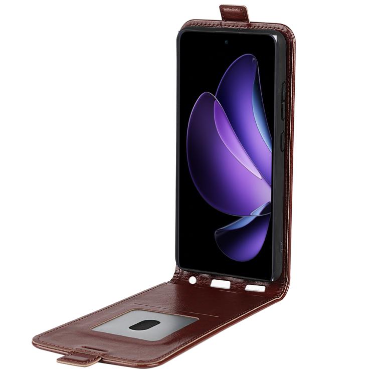 For OPPO Reno13 F R64 Texture Single Vertical Flip Leather Phone Case