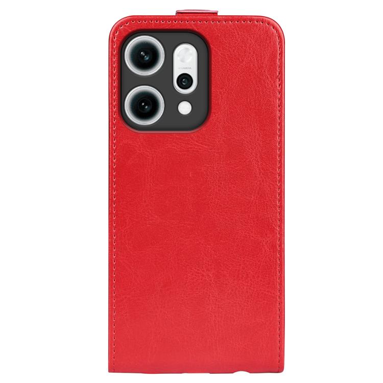 For OPPO Reno14 5G Global R64 Texture Single Vertical Flip Leather Phone Case