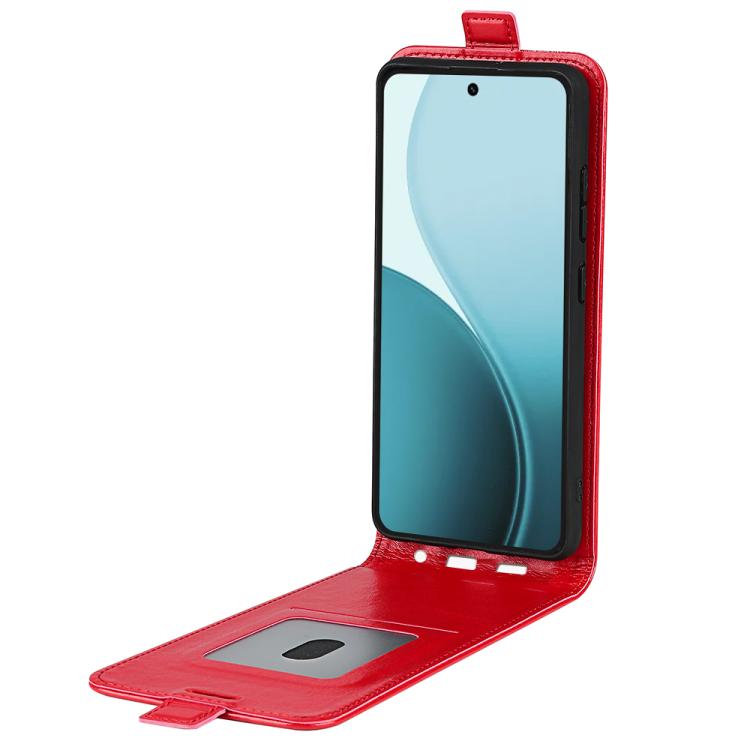 For OPPO Reno14 5G Global R64 Texture Single Vertical Flip Leather Phone Case