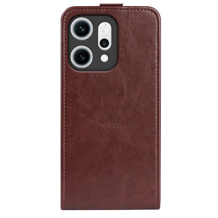 For OPPO Reno14 5G Global R64 Texture Single Vertical Flip Leather Phone Case