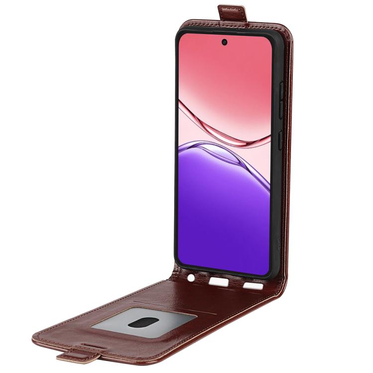 For OPPO A5 Pro Global 5G R64 Texture Single Vertical Flip Leather Phone Case