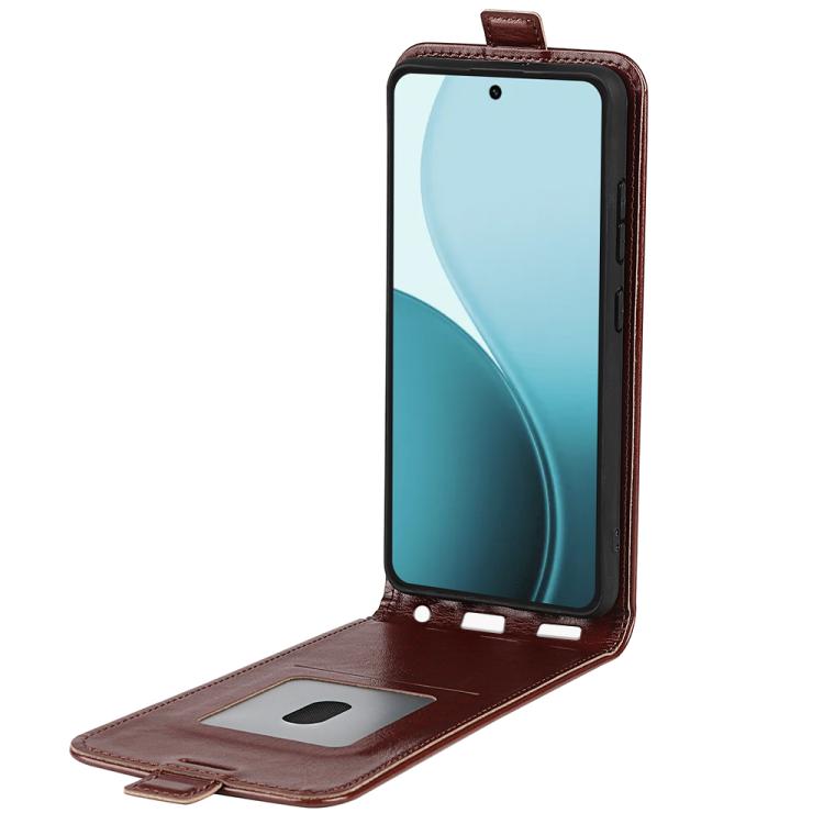 For OPPO Reno14 F 5G R64 Texture Single Vertical Flip Leather Phone Case