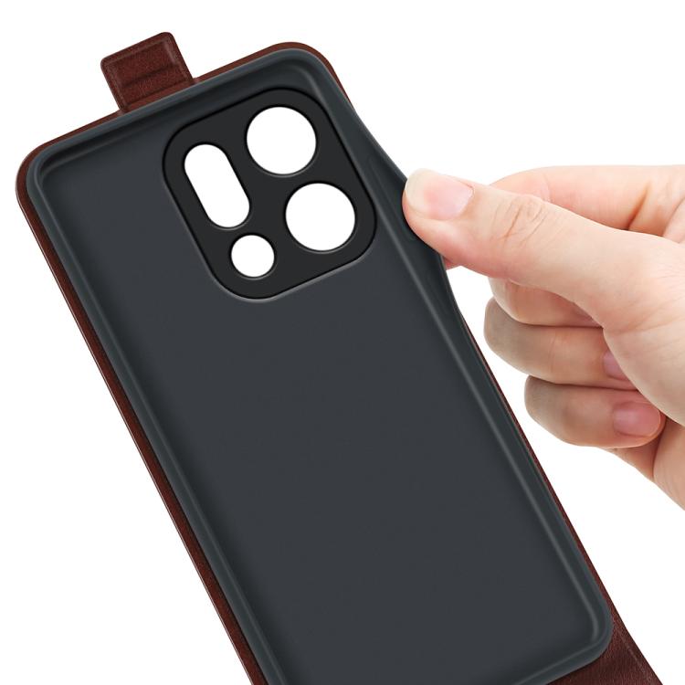 For OPPO Find X9 Pro R64 Texture Single Vertical Flip Leather Phone Case