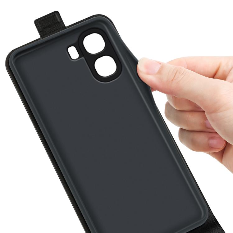 For OPPO A6x 4G / 5G R64 Texture Single Vertical Flip Leather Phone Case
