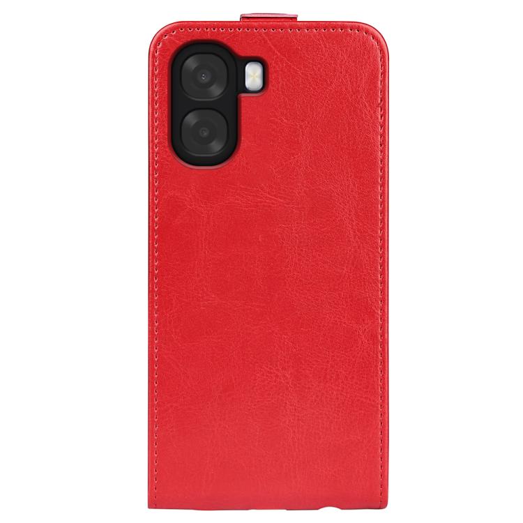 For OPPO A6x 4G / 5G R64 Texture Single Vertical Flip Leather Phone Case