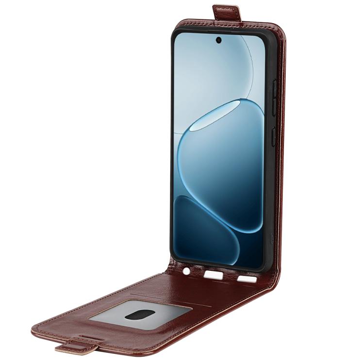 For OPPO A6x 4G / 5G R64 Texture Single Vertical Flip Leather Phone Case