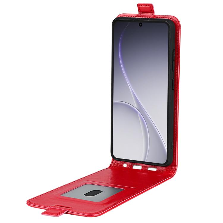 For OPPO Reno15 Pro Global R64 Texture Single Vertical Flip Leather Phone Case