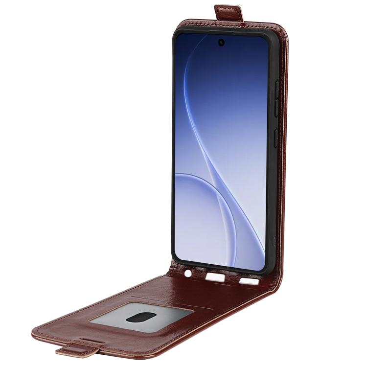 For OPPO Reno15 5G Global R64 Texture Single Vertical Flip Leather Phone Case