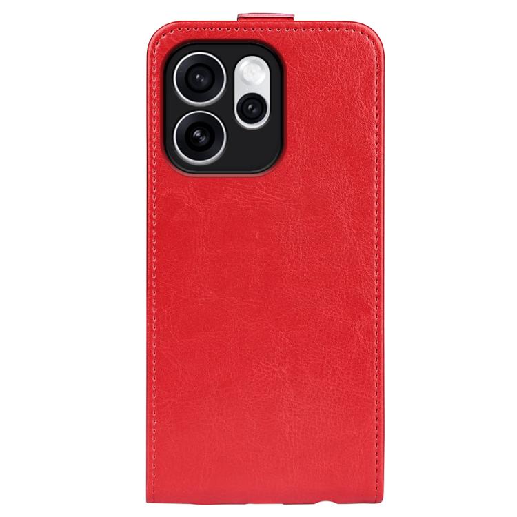 For OPPO Reno15 Pro Max Global R64 Texture Single Vertical Flip Leather Phone Case