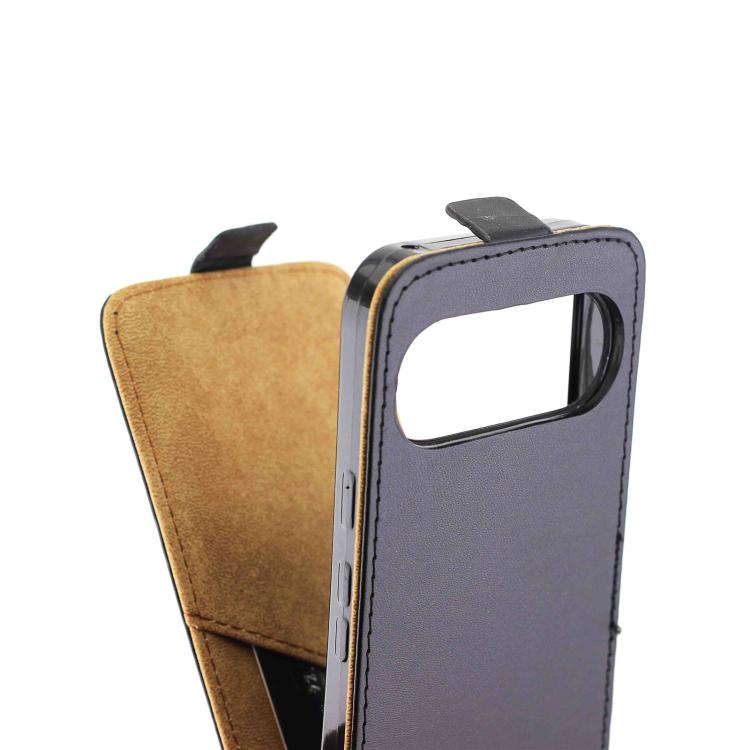 For Google Pixel 10 / 10 Pro Vertical Flip Leather Phone Case with Card Slot - Black