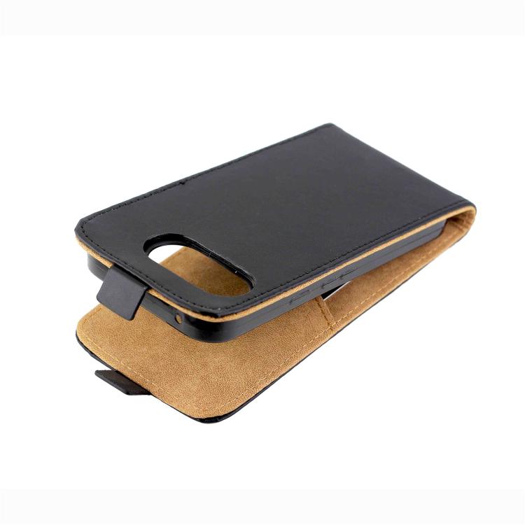 For Googlo Pixel 10a Vertical Flip Leather Phone Case with Card Slot - Black