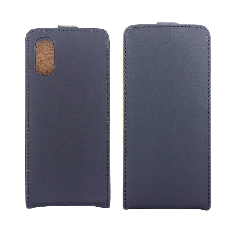 For Samsung Galaxy Xcover 7 Vertical Flip Leather Case with Card Slot - Black