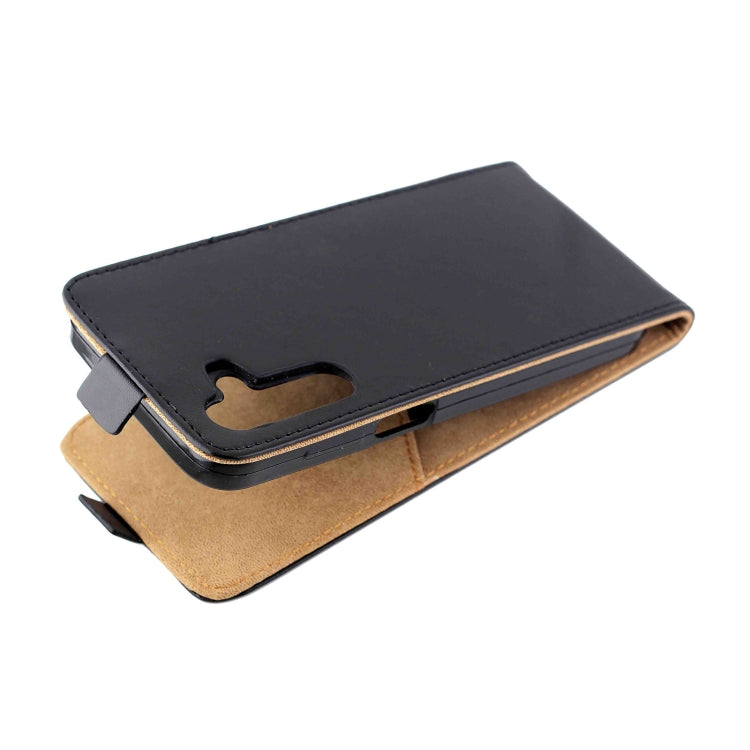 For Samsung Galaxy M35 5G Vertical Flip Leather Case with Card Slot - Black