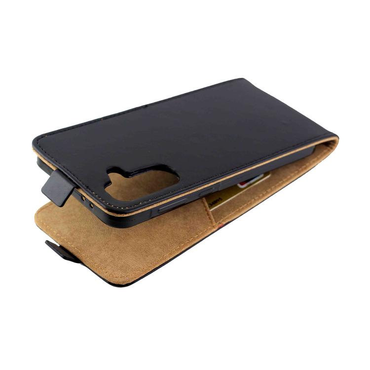For Samsung Galaxy A36 / A56 5G Vertical Flip Leather Case with Card Slot - Black