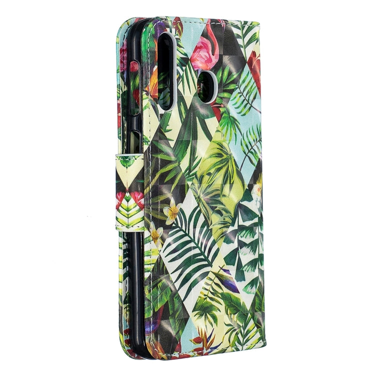 3D Colored Drawing Pattern Horizontal Flip Leather Case for Galaxy M30, with Holder & Card Slots & Wallet