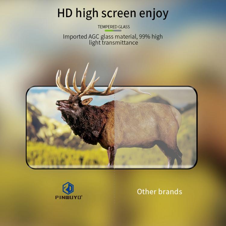 For Xiaomi 15 Ultra PINWUYO 9H 3D Hot Bending Tempered Glass Film - Black